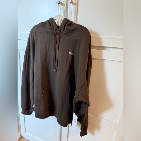 Brand New with Tags! Alo Accolade Hoodie-Espresso-Size XL - Picture 12 of 15